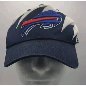 Vintage 90's Buffalo Bills Reebok Sharktooth Strapback‎ Hat Football NFL
